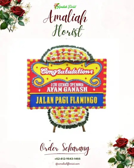 Sewa Papan Bunga Yehkuning